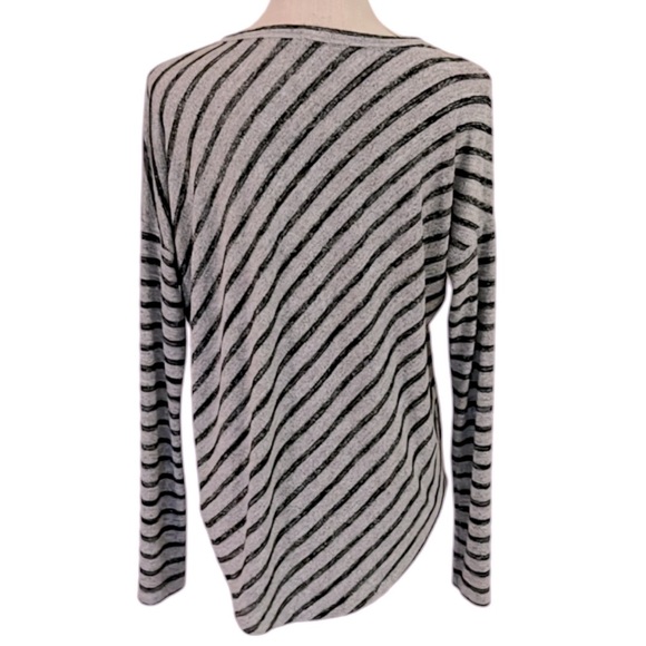 Rag & Bone - Hudson Long-Sleeve Heather Grey/Black - Small - Picture 5 of 11